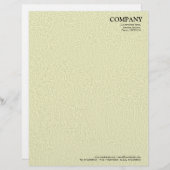 En-tête De Lettre Avec Motif Lit de jonquilles Texture - Jaune pâle (Devant / Derrière)