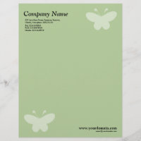 Papillon élégant - Vert