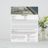 En-tête De Lettre Avec Motif Proposition de libellule de Pondhawk oriental (Debout devant)