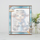 En-tête De Lettre Baby Circus_ Baby Predictions (Debout devant)