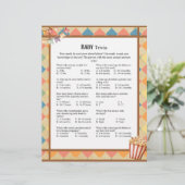 En-tête De Lettre Baby Circus_ Baby Trivia jeu (Debout devant)