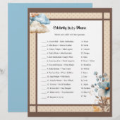 En-tête De Lettre Baby Circus_ Celebrity Baby Game (Devant / Derrière)