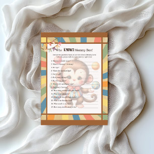 En-tête De Lettre Baby Circus_ Connaît Maman Meilleur Jeu
