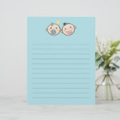 En-tête De Lettre Baby shower | Jeux de parties  (Debout devant)