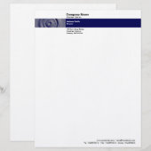 En-tête De Lettre Bande photo - Roue Abstraite (Devant / Derrière)