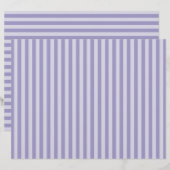 En-tête De Lettre Bandes pourpres (Devant / Derrière)