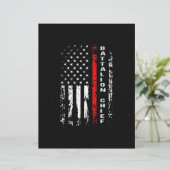 En-tête De Lettre Bataillon des pompiers Bataillon en chef Cadeau en (Debout devant)