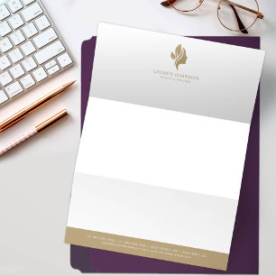 En-tête De Lettre Beauté Wellness Votre Logo Ici