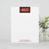 En-tête De Lettre Beautician Stylist Interior Design Adaptable (Debout devant)