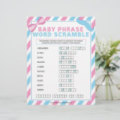 En-tête De Lettre Bébé Phrase [Surprise de genre] (Debout devant)