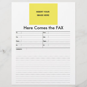 En-tête De Lettre Blanc de forme de fax