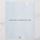 En-tête De Lettre Bleu souple modifiable