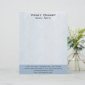 En-tête De Lettre Bleu souple modifiable