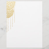 En-tête De Lettre Boho Dream Catcher Mandala Gold Yoga Studio (Dos)