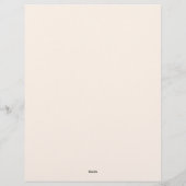 En-tête De Lettre Boho rose rose rose féminin moderne Sun Profession (Dos)