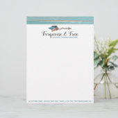 En-tête De Lettre Bois de turquoise et flèche rustiques Boho de (Debout devant)