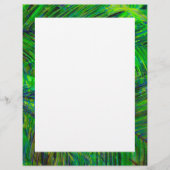 En-tête De Lettre Bordure de feuille blanche  (Devant)