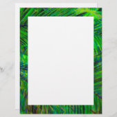 En-tête De Lettre Bordure de feuille blanche  (Devant / Derrière)