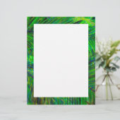 En-tête De Lettre Bordure de feuille blanche  (Debout devant)