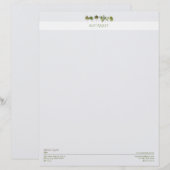 En-tête De Lettre Botaniste (Devant / Derrière)