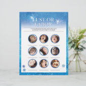 En-tête De Lettre Bouche Ou Travail [Bleu Neige] (Debout devant)