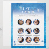 En-tête De Lettre Bouche Ou Travail [Bleu Neige] (Devant / Derrière)