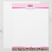 En-tête De Lettre Boulangerie Cupcake Cake Pops (Devant / Derrière)