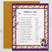 En-tête De Lettre Brasser un bébé_ Celebrity Baby Jeu (Devant / Derrière)