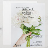 En-tête De Lettre Bridal Shower Invitation Postcard (Devant / Derrière)