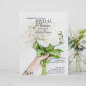 En-tête De Lettre Bridal Shower Invitation Postcard (Debout devant)