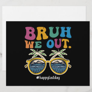 En-tête De Lettre Bruh Nous Sortons Heureux Joyeux Jour De Professeu