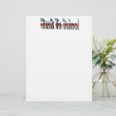 En-tête De Lettre BTS à trois tons (Debout devant)