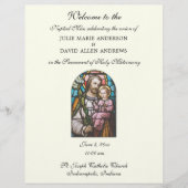 En-tête De Lettre Budget Programme de mariage catholique (Devant)