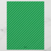 En-tête De Lettre BUSINESS LOGO moderne simple bordure vert kelly (Dos)