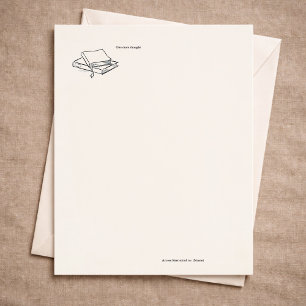 En-tête De Lettre Cadeau de journal d'écriture de solitude pour intr