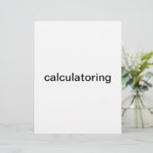 En-tête De Lettre calc work (Debout devant)