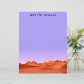 En-tête De Lettre Calme du désert (Debout devant)