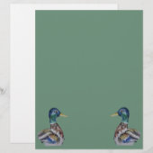 En-tête De Lettre Canard coloré (Devant / Derrière)