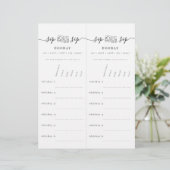 En-tête De Lettre Carte de notation Whiskey Tasting (Debout devant)