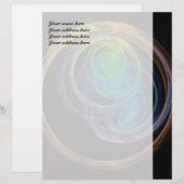 En-tête De Lettre Cercles de l'espace (Devant / Derrière)