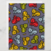 En-tête De Lettre Chats plus bananes (Devant / Derrière)