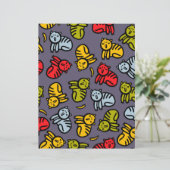 En-tête De Lettre Chats plus bananes (Debout devant)