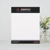 En-tête De Lettre Chauffage et refroidissement HVAC (Debout devant)