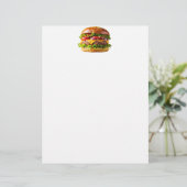 En-tête De Lettre ChaussureHabille hamburger empilé thic (Debout devant)