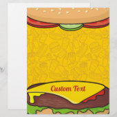 En-tête De Lettre Cheeseburger (Devant / Derrière)