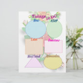 En-tête De Lettre Choses à faire et aujourd'hui programmer planifica (Debout devant)