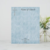 En-tête de lettre chrétien (Debout devant)