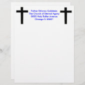 En-tête de lettre chrétien (Devant / Derrière)