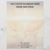 En-tête De Lettre Christian Heavenly Cloud Church (Devant)