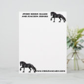 En-tête De Lettre Colt frison (Debout devant)